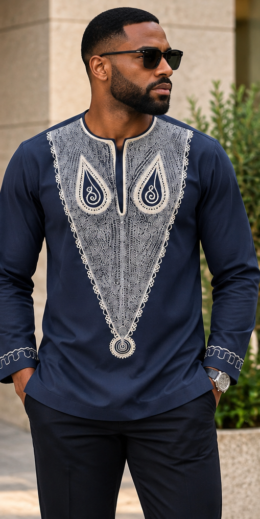 Dashiki Shirts & Embroidered Tunics