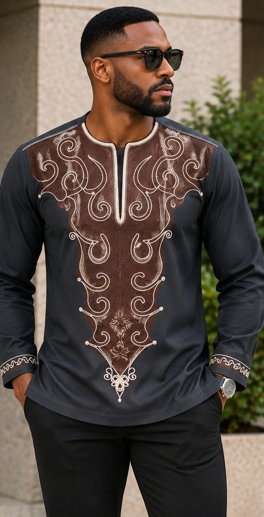 Dashiki Shirts & Embroidered Tunics