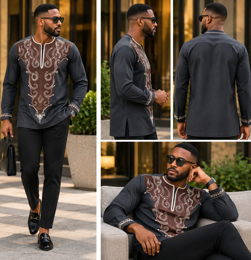 Dashiki Shirts & Embroidered Tunics